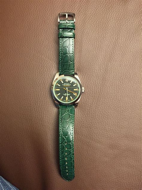 rolex cinturino verde